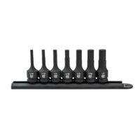 GEARWRENCH 84913 3/8 in. Drive SAE Hex Bit Impact Socket Set (7-Piece)