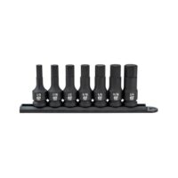 GEARWRENCH 84941 1/2 in. Drive SAE Hex Bit Impact Socket Set (7-Piece)