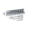 GEARWRENCH 80568 3/8 in. Drive 12-Point Standard & Deep SAE 90-Tooth Ratchet and Socket Mechanics Tool Set (30-Piece) GEARWRENCH 80568 3/8 in. Drive 12-Point Standard & Deep SAE 90-Tooth Ratchet and Socket Mechanics Tool Set (30-Piece)