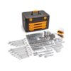 GEARWRENCH 80972 1/4 in., 3/8 in. and 1/2 in. Drive 12-Point Standard and Deep SAE/Metric Mechanics Tool Set in 3 Drawer Box (243-Piece)