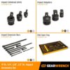 GEARWRENCH 86524 1/4 in., 3/8 in., 1/2 in. Impact Drive Tool Accessories Set with EVA Foam Tray (17-Pieces) GEARWRENCH 86524 1/4 in., 3/8 in., 1/2 in. Impact Drive Tool Accessories Set with EVA Foam Tray (17-Pieces)