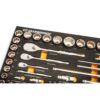 GEARWRENCH 86529 90T 1/4 in., 3/8 in., 1/2 in. 90T SAE/MM Mechanics Tool Set with EVA Foam Tray (83-Pieces)