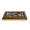 GEARWRENCH 86529 90T 1/4 in., 3/8 in., 1/2 in. 90T SAE/MM Mechanics Tool Set with EVA Foam Tray (83-Pieces)