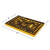 GEARWRENCH 86529 90T 1/4 in., 3/8 in., 1/2 in. 90T SAE/MM Mechanics Tool Set with EVA Foam Tray (83-Pieces)