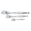 GEARWRENCH 81206T 1/4 in., 3/8 in. and 1/2 in. Drive 90-Tooth Teardrop Ratchet Set (3-Piece)