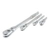 GEARWRENCH 81230T 1/4 in., 3/8 in. and 1/2 in. Drive 90-Tooth Flex-Head Teardrop Ratchet Set (4-Piece)