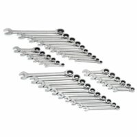 GEARWRENCH 39327 SAE/Metric 72-Tooth Combination Ratcheting Wrench Tool Set (32-Piece)