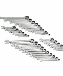 GEARWRENCH 39327 SAE/Metric 72-Tooth Combination Ratcheting Wrench Tool Set (32-Piece)