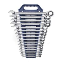 GEARWRENCH 9416 Metric 72-Tooth Combination Ratcheting Wrench Tool Set (16-Piece)