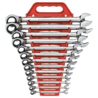 GEARWRENCH 9509N SAE 72-Tooth Reversible Combination Ratcheting Wrench Tool Set (13-Piece)