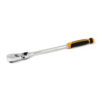 GEARWRENCH 81267T 3/8 in. Drive 90-Tooth Dual Material Locking Flex Head Teardrop Ratchet