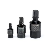 GEARWRENCH 84960 1/4 in. 3/8 in. and 1/2 in. Drive Impact Universal Joint Pinless (3-Piece)