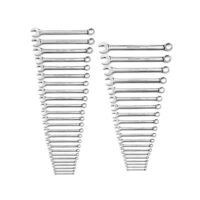 GEARWRENCH 81919 12-Point SAE/Metric Long Pattern Combination Wrench Set (44-Piece)