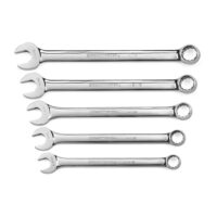 GEARWRENCH 81921 12-Point SAE Combination Wrench Set with Roll (5-Piece)