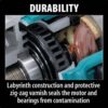 Makita 9557PBX1 7.5 Amp Corded 4-1/2 in. Paddle Switch Grinder with Aluminum Case, Diamond Blade and Grinding Wheels Makita 9557PBX1 7.5 Amp Corded 4-1/2 in. Paddle Switch Grinder with Aluminum Case, Diamond Blade and Grinding Wheels