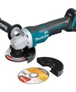 Makita XAG11Z 18V LXT Lithium-Ion Brushless Cordless 4-1/2 in./5 in. Paddle Switch Cut-Off/Angle Grinder (Tool-Only)