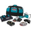 Makita XAG13PT1 18V X2 LXT Lithium-Ion (36V) Brushless Cordless 9 in. Paddle Switch Cut-Off/Angle Grinder Kit w Electric Brake 5.0Ah