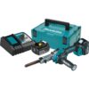 Makita XSB01TJ 18V LXT Lithium-Ion Cordless Brushless 3/8 x 21 in. Detail Belt Sander Kit, with (2) 5.0Ah Batteries and Charger