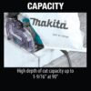 Makita 4100KB 5 in. Dry Masonry Saw with Dust Extraction
