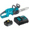 Makita XCU11SM1 LXT 14 in. 18V Lithium-Ion Brushless Electric Battery Chainsaw Kit (4.0 Ah)