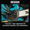 Makita XCU11Z LXT 14 in. 18V Lithium-Ion Brushless Battery Electric Chainsaw (Tool Only)