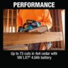 Makita XCU11Z LXT 14 in. 18V Lithium-Ion Brushless Battery Electric Chainsaw (Tool Only)