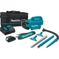 Makita XLC07SY1 18V LXT Lithium-Ion Compact Handheld Canister Vacuum Kit, 1.5Ah