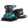 Makita BO4556 2 Amp Corded 1/4 Sheet Finishing Sander with 60G Paper, 100G Paper, 150G Paper, Dust Bag and Punch Plate