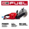 Milwaukee 2786-20 M18 FUEL ONE-KEY 18V Lithium-Ion Brushless Cordless 9 in. Cut Off Saw (Tool-Only)