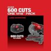 Milwaukee 2733-20 M18 FUEL 18V Lithium-Ion Brushless Cordless 7-1/4 in. Dual Bevel Sliding Compound Miter Saw (Tool-Only)