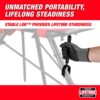 Milwaukee 48-22-8690 1/8 in. to 6 in. Portable Leveling Tripod Chain Vise Stand