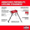 Milwaukee 48-22-8690 1/8 in. to 6 in. Portable Leveling Tripod Chain Vise Stand