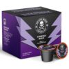 Death Wish Coffee Co. Espresso Roast Single Serve Coffee Pods - Extra Kick of Caffeine - Fair Trade and Organic Coffee (50 Count) - 1