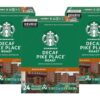 Starbucks Decaf Pike Place Roast K Cups, 72 Count (3 boxes of 24 K-Cups)