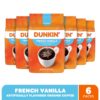 Dunkin' French Vanilla Flavored Ground Coffee, 18 Ounce (Pack of 6) - 2