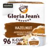 Gloria Jean's Hazelnut Keurig Single-Serve K-Cup Pods, Medium Roast Coffee, 96 Count (4 Packs of 24)