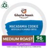 Gloria Jean's Macadamia Cookie Coffee, Keurig Single Serve K-Cup Pods, Medium Roast Coffee, 96 Count (4 Packs of 24)