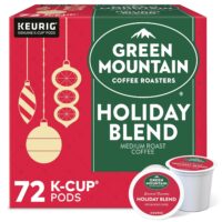 Green Mountain Coffee Roasters Holiday Blend Coffee, Keurig Single Serve K-Cup Pods, 72 Count (6 Packs of 12)