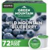 Green Mountain Coffee Roasters Wild Mountain Blueberry Keurig Single-Serve K-Cup pods, Light Roast Coffee, 72 Count (6 Packs of 12)