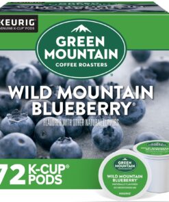 Green Mountain Coffee Roasters Wild Mountain Blueberry Keurig Single-Serve K-Cup pods, Light Roast Coffee, 72 Count (6 Packs of 12)