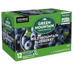 Green Mountain Coffee Roasters Wild Mountain Blueberry Keurig Single-Serve K-Cup pods, Light Roast Coffee, 72 Count (6 Packs of 12)