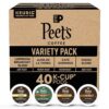 Peet's Coffee, Dark, Medium, and Light Roast K-Cup Pods for Keurig Brewers - Variety Pack