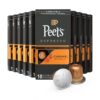 Peet's Coffee, Dark Roast Espresso Capsules Compatible with Nespresso Original Machine, Caramel 100 Count (10 Boxes of 10 Espresso Pods)