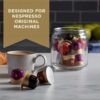 Peet's Coffee, Dark Roast Espresso Capsules Compatible with Nespresso Original Machine, Caramel 100 Count (10 Boxes of 10 Espresso Pods)