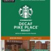 Starbucks Decaf Pike Place Roast K Cups, 72 Count (3 boxes of 24 K-Cups)