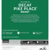 Starbucks Decaf Pike Place Roast K Cups, 72 Count (3 boxes of 24 K-Cups)