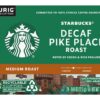 Starbucks Decaf Pike Place Roast K Cups, 72 Count (3 boxes of 24 K-Cups)