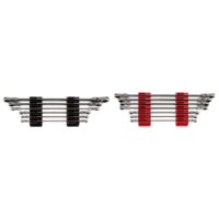 TEKTON WRB96302 1/4-13/16 in., 6-19 mm Long Flex Head 12-Point Ratcheting Box End Wrench Set with Modular Organizer (13-Piece)
