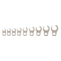 TEKTON WCF90120 5/16-3/4 in. 3/8 in. Drive 6-Point Flare Nut Crowfoot Wrench Set (9-Piece)