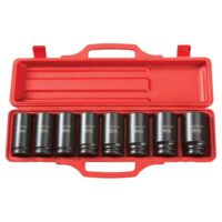 TEKTON 4889 3/4 in. Drive 27-38 mm 6-Point Deep Impact Socket Set